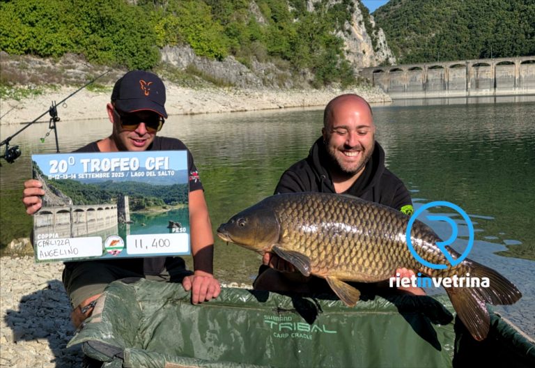 Al Lago del Salto in corso il 20° Trofeo di Carpfishing: 70 partecipanti da tutta Italia