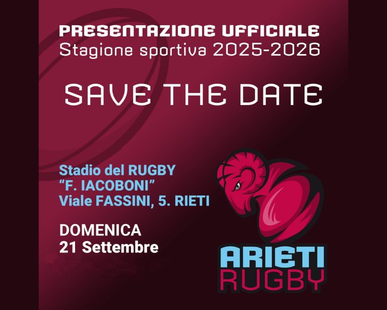 Gli Arieti Rugby Rieti si presentano
