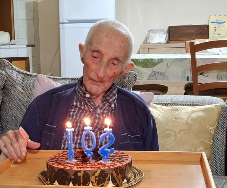 Pozzaglia Sabina festeggia i 102 anni di Felice “Felicetto” Ferrari