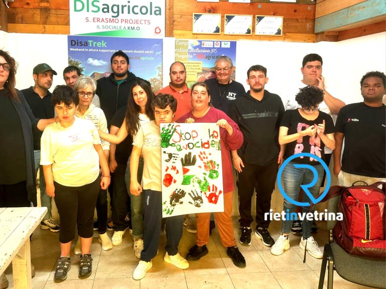 I giovani disabili adulti del Sant’Erasmo Projects dicono STOP al genọcidiọ di Gaza