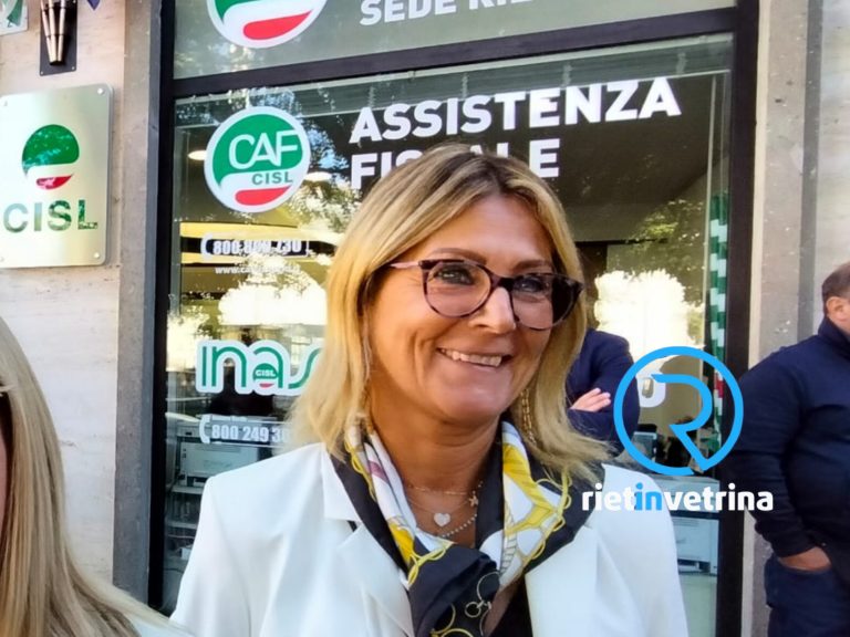 ►VIDEO – Inaugurazione nuova sede CISL Rieti – Intervista a Rosita Pelecca, segretaria generale CISL Roma Capitale Rieti