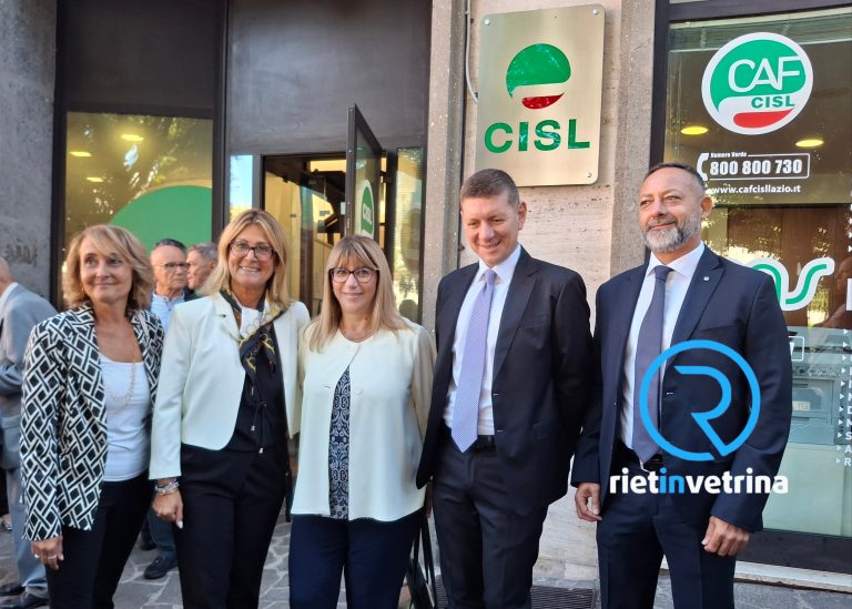 Inaugurata la nuova sede CISL Rieti di piazza Oberdan – LE FOTO