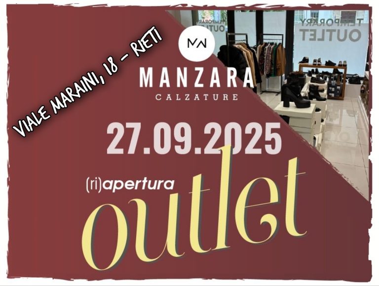 Da sabato 27 settembre all’Outlet Manzara Calzature i modelli autunno-inverno