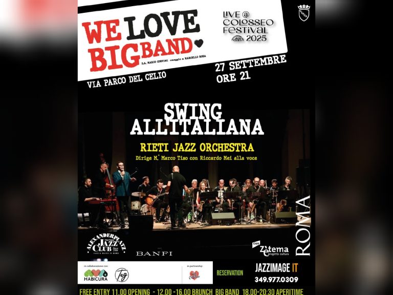 La Rieti Jazz Orchestra al Live@Colosseo Festival 2025