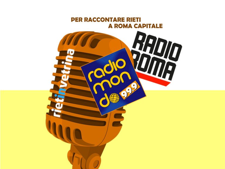 Radiomondo e Rietinvetrina in diretta su Radio Roma