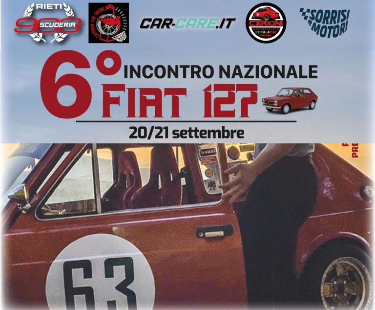 A Rieti – Contigliano – Cittareale il 6° incontro nazionale delle FIAT 127