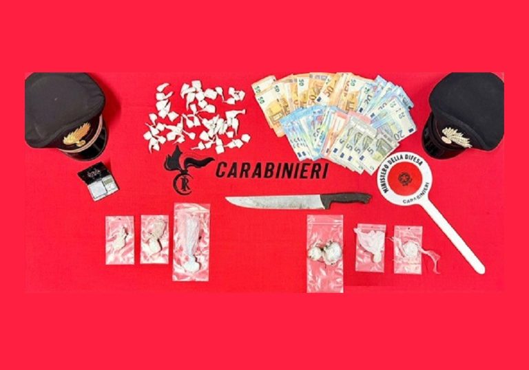 Straniero spacciava droga nei boschi reatini: trovato con 55 dosi di cocaina ed un coltello