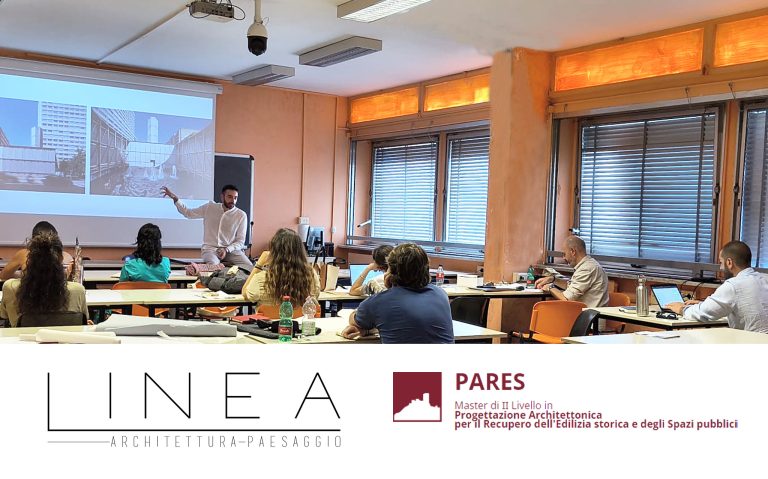 LINEA architettura-paesaggio ospite del Master PARES La Sapienza di Roma su architettura effimera e rigenerazione urbana