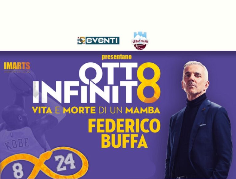 “Otto Infinito”, Federico Buffa al Teatro Vespasiano di Rieti per raccontare la leggenda Kobe Bryant