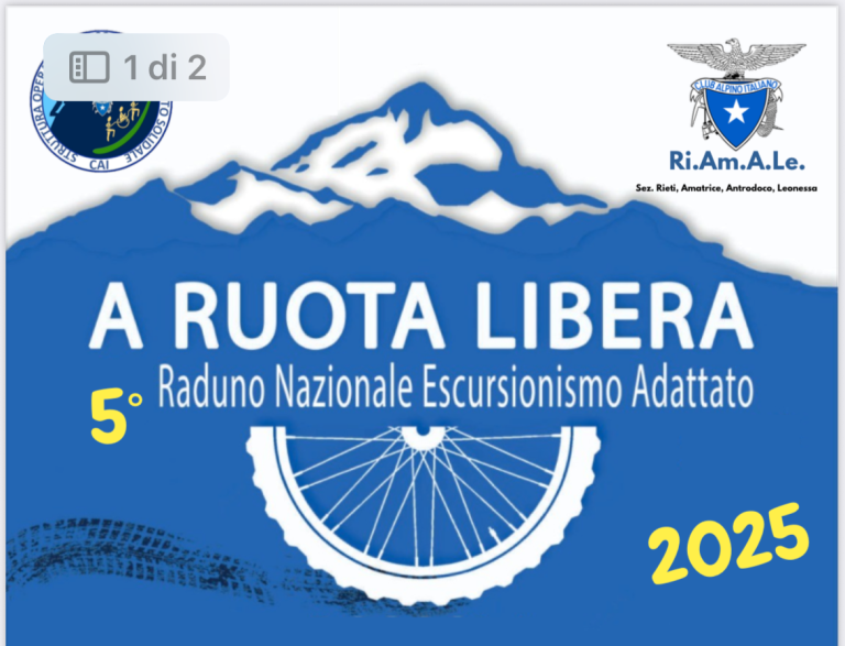 A Rieti e Terminillo “A Ruota libera” l’inclusione sul sentiero