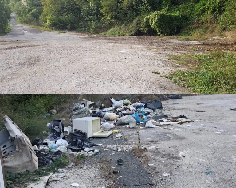 Casapenta, ASM bonifica discarica abusiva. Nobili: “Grazie agli operatori, inaccettabile il comportamento degli incivili”