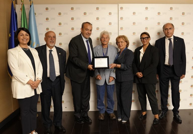 Regione Lazio premia Pierino Barbonetti, Aurigemma: “Da sempre porta avanti valori fondamentali per i giovani”