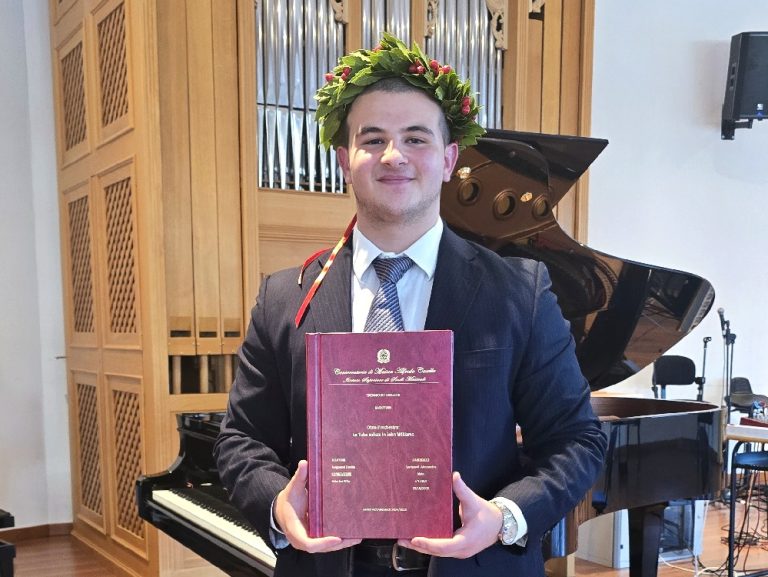 Il sabino Alessandro Sacripanti consegue il Diploma Accademico a soli 18 anni al Conservatorio Casella di L’Aquila