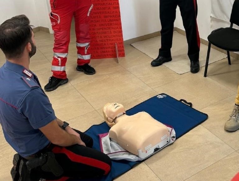Quattro Stazioni Carabinieri completano il Corso BLSD presso la sede CRI di Amatrice