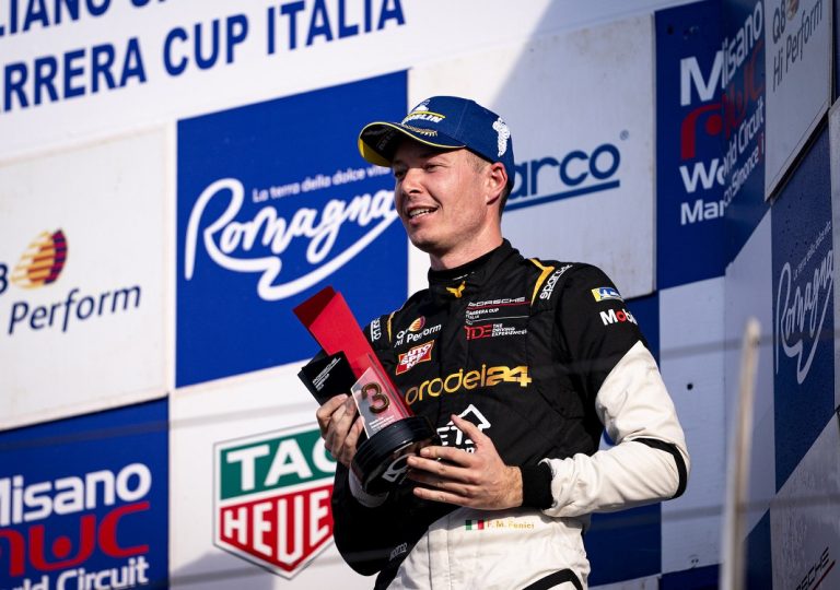 Fenici concede il bis di podi a Misano nella Carrera Cup Italia