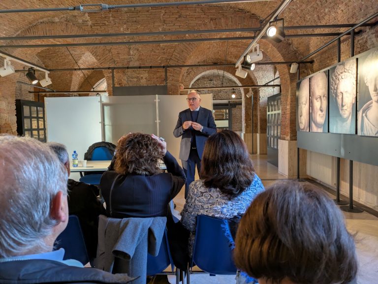 Dotta lezione del prof. Andrea Ungari sulla figura di Domenico Petrini