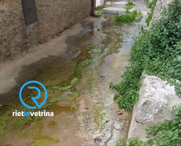 Bianchini – Di Liginio: “A Petrella Salto c’è una copiosa perdita di acqua, APS non interviene”