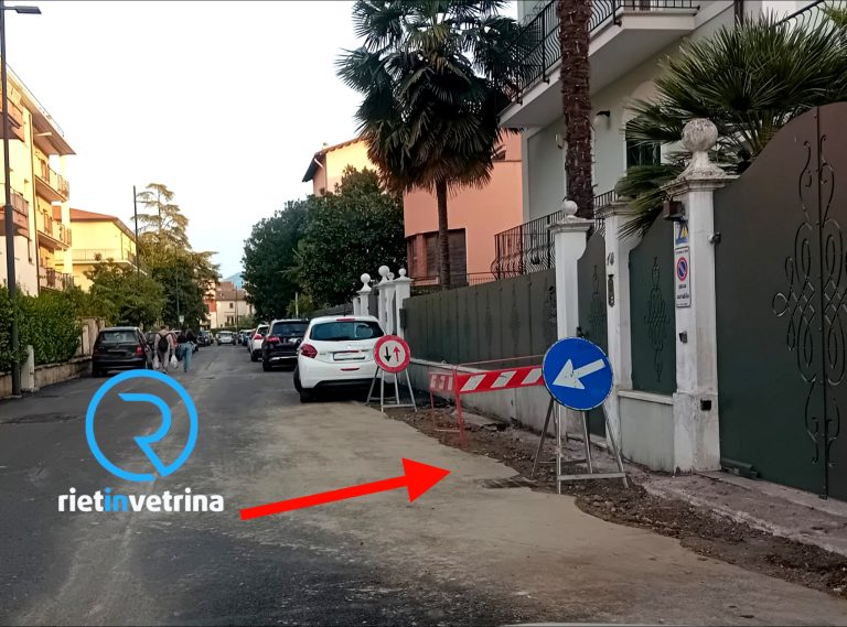 SEI TU IL REPORTER di Rietinvetrina – “Prima asfaltano via dei Mirti e subito dopo rompono con la ruspa per una traccia”