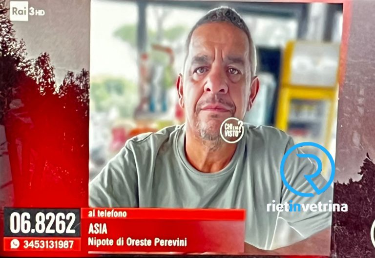 Scomparso a Rieti Oreste Perevini di Bergamo: chi l’ha visto?