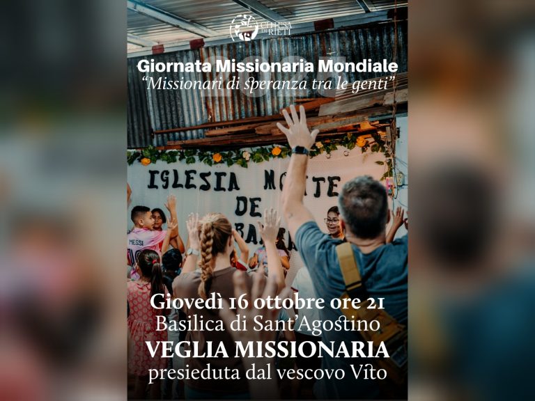 A Sant’Agostino la Veglia Missionaria Diocesana presieduta dal vescovo Piccinonna