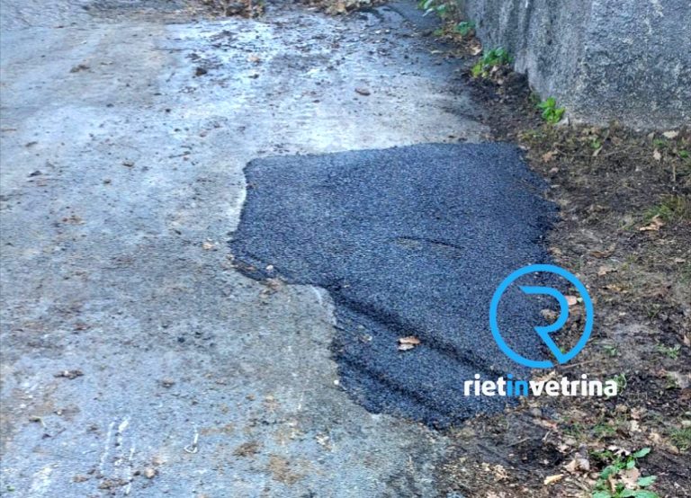 Sanata la perdita di acqua a Sant’Elia segnalata a Rietinvetrina