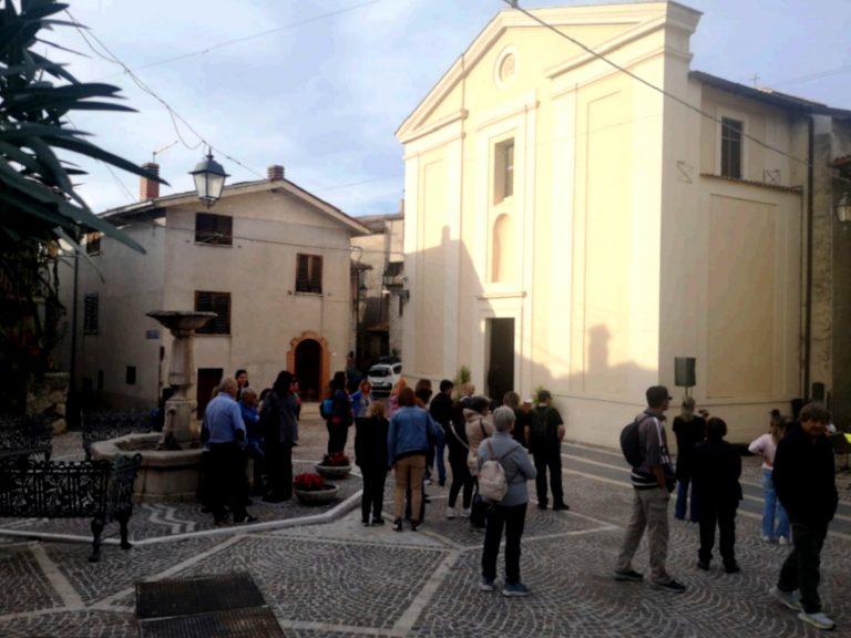 Gli studenti dell’Istituto Tecnico Agrario a Colle di Tora per le Giornate FAI d’Autunno