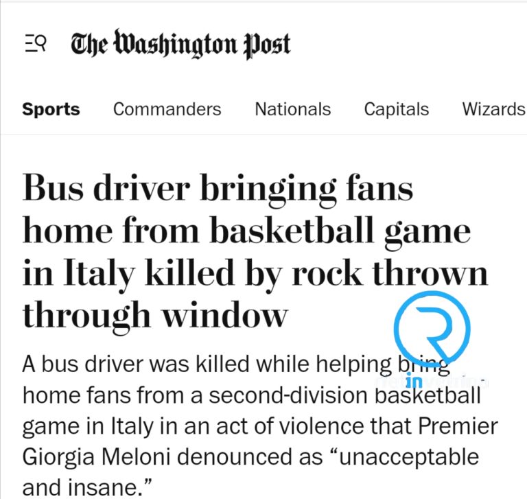 La tragedia della Rieti – Terni anche sul Washington Post