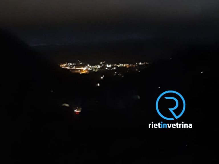 Vazia e Lisciano ancora al buio da tre ore