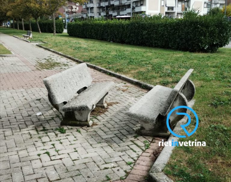 Riparate le panchine in pietra vandalizzate a Campoloniano
