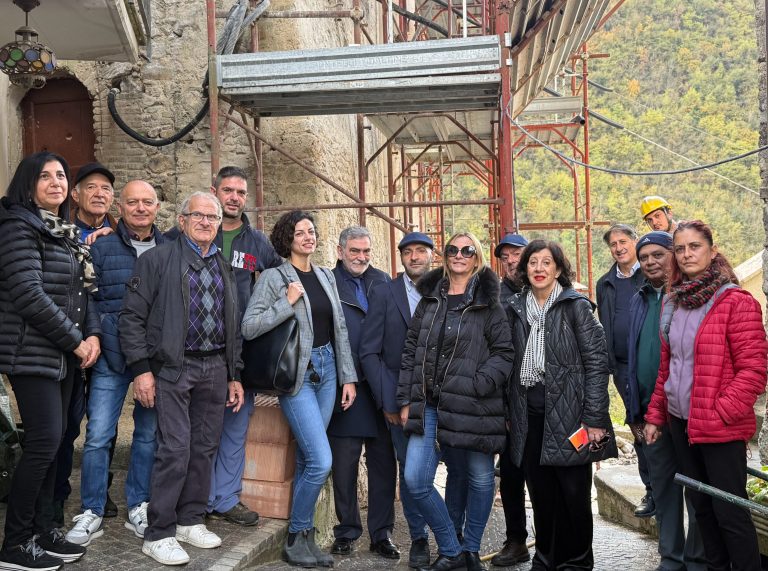 Offeio, sopralluogo al cantiere della Chiesa di Santa Maria Assunta. Cuneo: “Un lavoro di squadra che restituisce risposte concrete alla comunità” –  LE FOTO