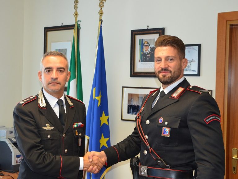 Francesco Caravella è il nuovo comandante stazione carabinieri idi Stimigliano