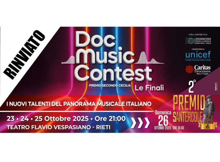 Rinviato il Doc Music Contest