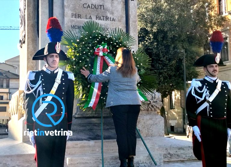 LE FOTO della Celebrazione Giorno dell’Unità Nazionale 4 novembre e commemorazione dei caduti