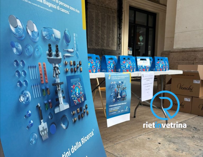 Cioccolatini della Ricerca AIRC – A RIETI DUE PUNTI VENDITA