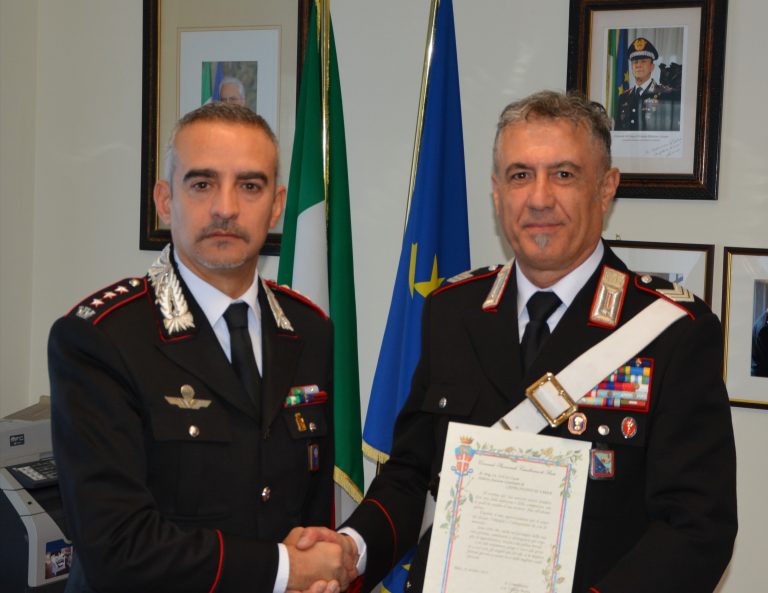 Il brigadiere Lucio Zollo va in pensione: i saluti dell’Arma Carabinieri