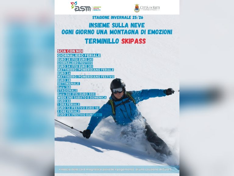 Terminillo, al via la campagna abbonamenti per la stagione sciistica 2025/2026