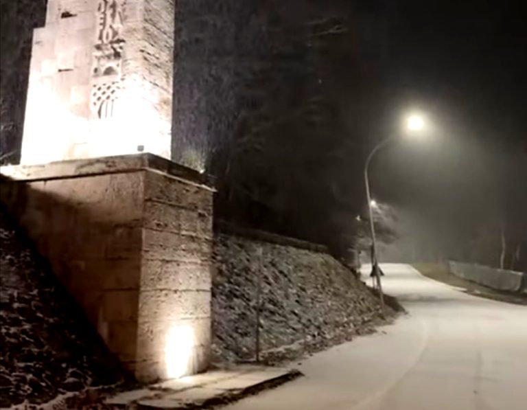 Nevica sul Terminillo: la prima della stagione