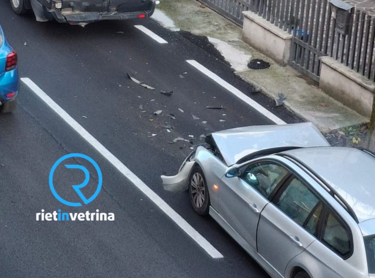 Incidente stradale a Casette: sul posto VVF e Polizia Locale