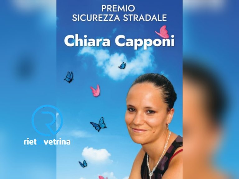 Il Premio Nazionale Sicurezza Stradale “Chiara Capponi” all’Arma Carabinieri di Rieti