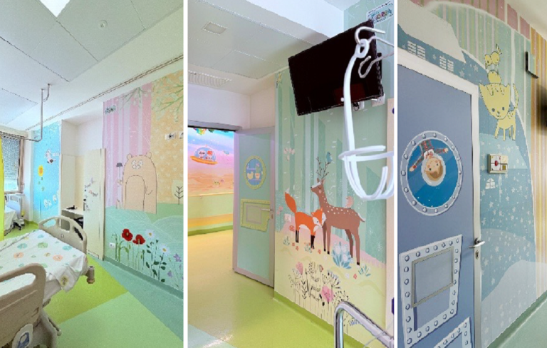 Nella Neurochirurgia Infantile del Gemelli di Roma con il sostegno dell’Associazione reatina “Amici di Andrea OdV” il colore si fa carezza