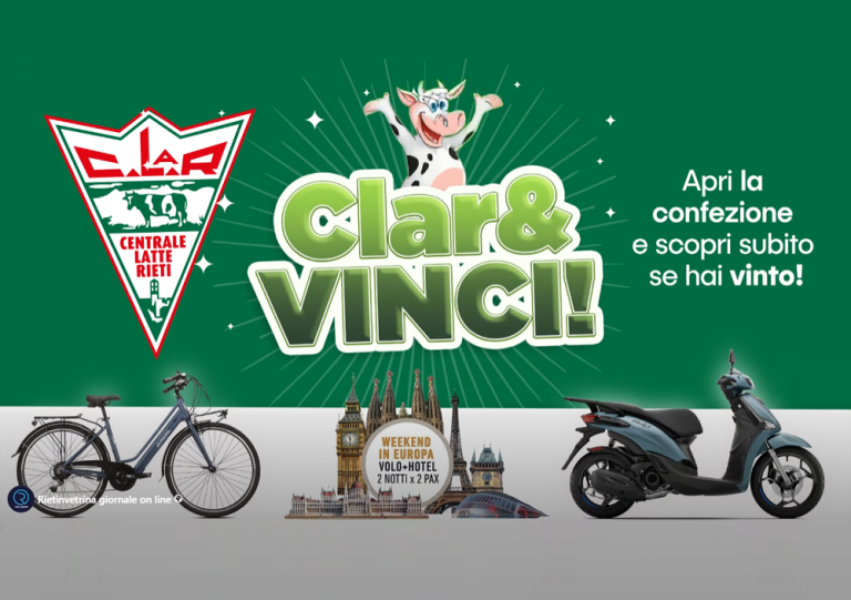 ►VIDEO – Con la CLAR apri la confezione e scopri subito se hai vinto! Tanti premi per te