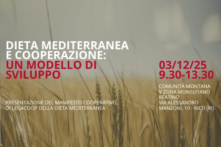 Dieta mediterranea e cooperazione: un modello di sviluppo