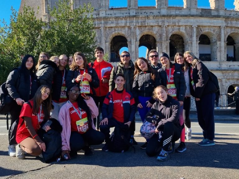 Il Liceo Rocci di Passo Corese alla passeggiata “Corri Libera 5K 2025” svolta a Roma Capitale