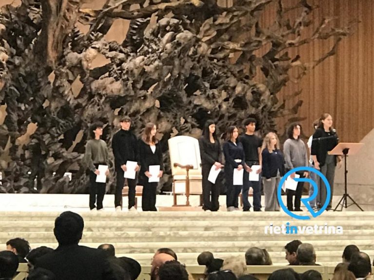 Gli studenti dell’Istituto Rocci gli unici del Reatino presenti a Roma al Giubileo Educativo con Papa Leone XIV