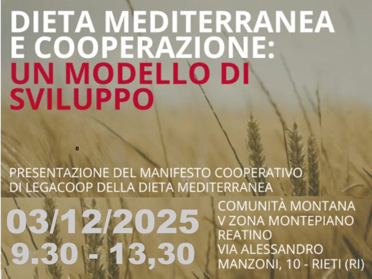 Dieta mediterranea e cooperazione: un modello di sviluppo