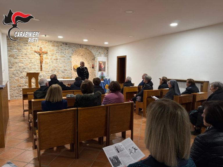 Incontri anti-truffa dell’Arma Carabinieri ad Orvinio, Turania e Pozzaglia Sabina