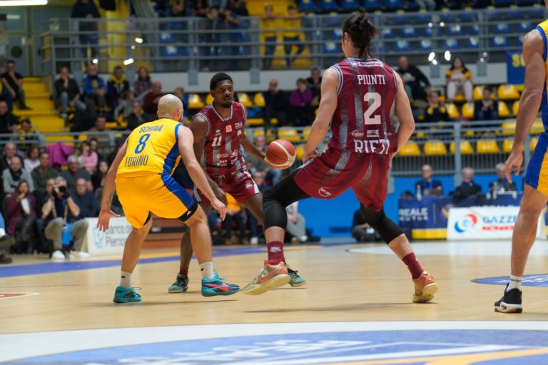 La Sebastiani Rieti cade a Torino in una partita combattutissima contro la Reale Mutua