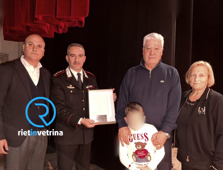 Premio Nazionale Sicurezza Stradale “Chiara Capponi” all’Arma Carabinieri di Rieti che ha ricordato il compianto Branchinelli