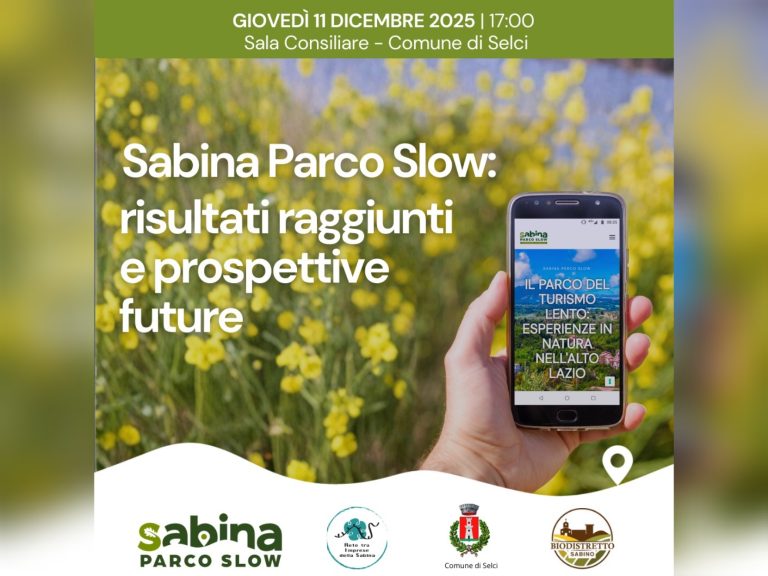Sabina Parco Slow: risultati raggiunti e prospettive future