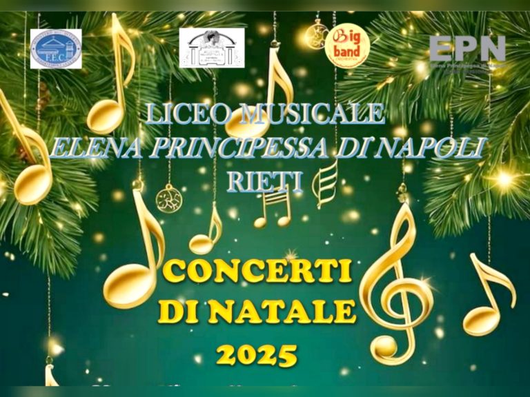 A San Domenico concerti di Natale con l’Orchestra del Liceo  Elena Principessa di Napoli di Rieti